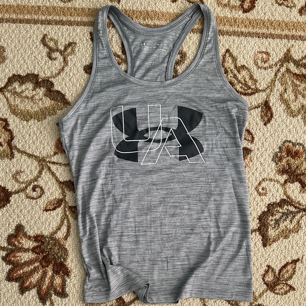 Under Armour Heather Gray Racerback Tank
